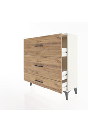 Arges Şifonyer 3 Çekmeceli 88x30x96 Aytaşı-Çam