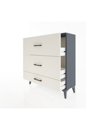 Arges Şifonyer 3 Çekmeceli 88x30x96 Antrasit-Aytaşı