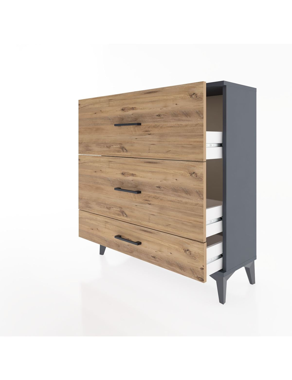 Arges Şifonyer 3 Çekmeceli 88x30x96 - S04M013V6A