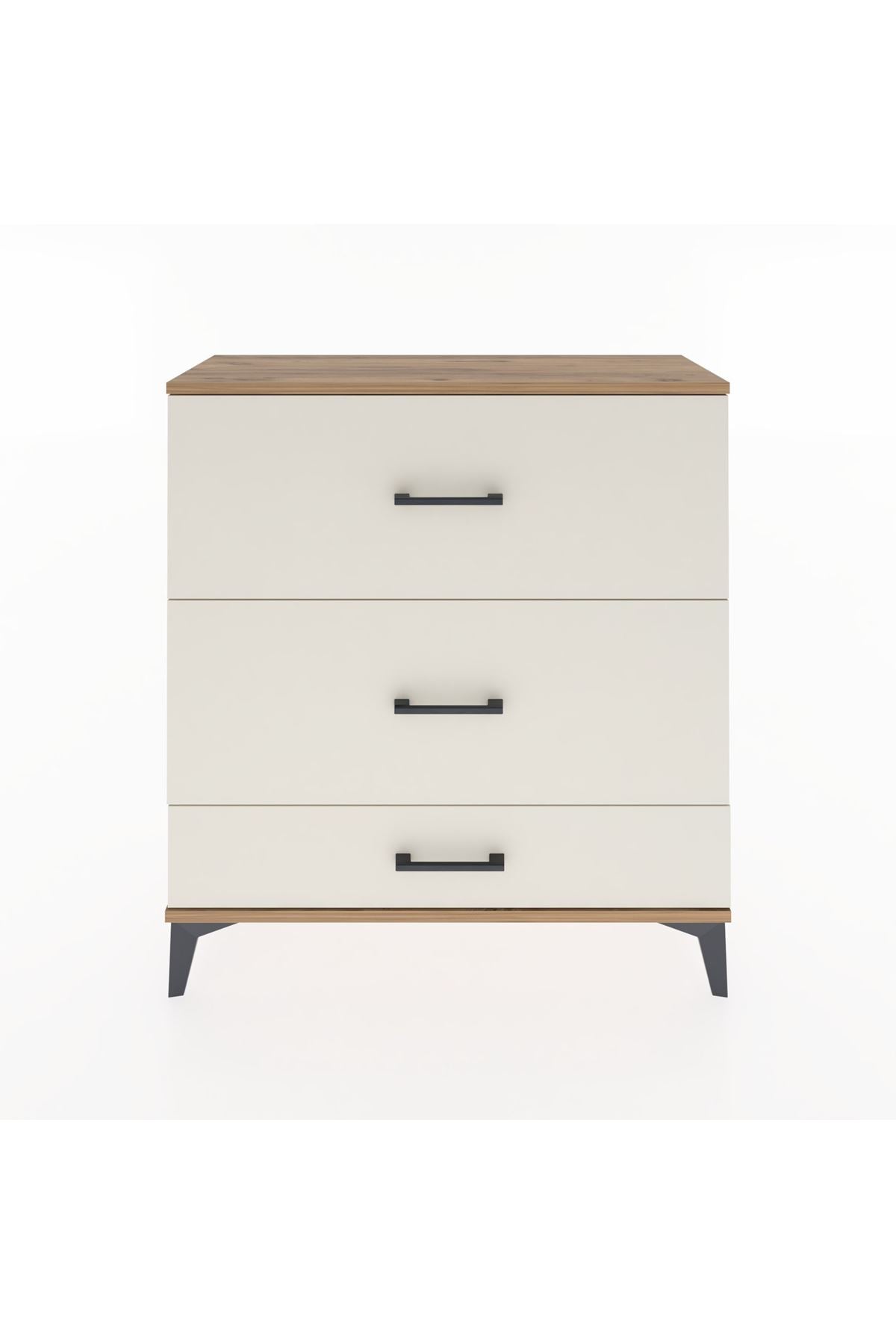 Arges Şifonyer 3 Çekmeceli 88x30x96 Çam-Aytaşı