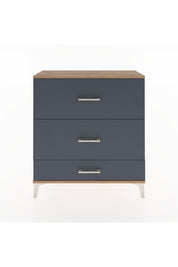 Arges Şifonyer 3 Çekmeceli 88x30x96 Çam-Antrasit