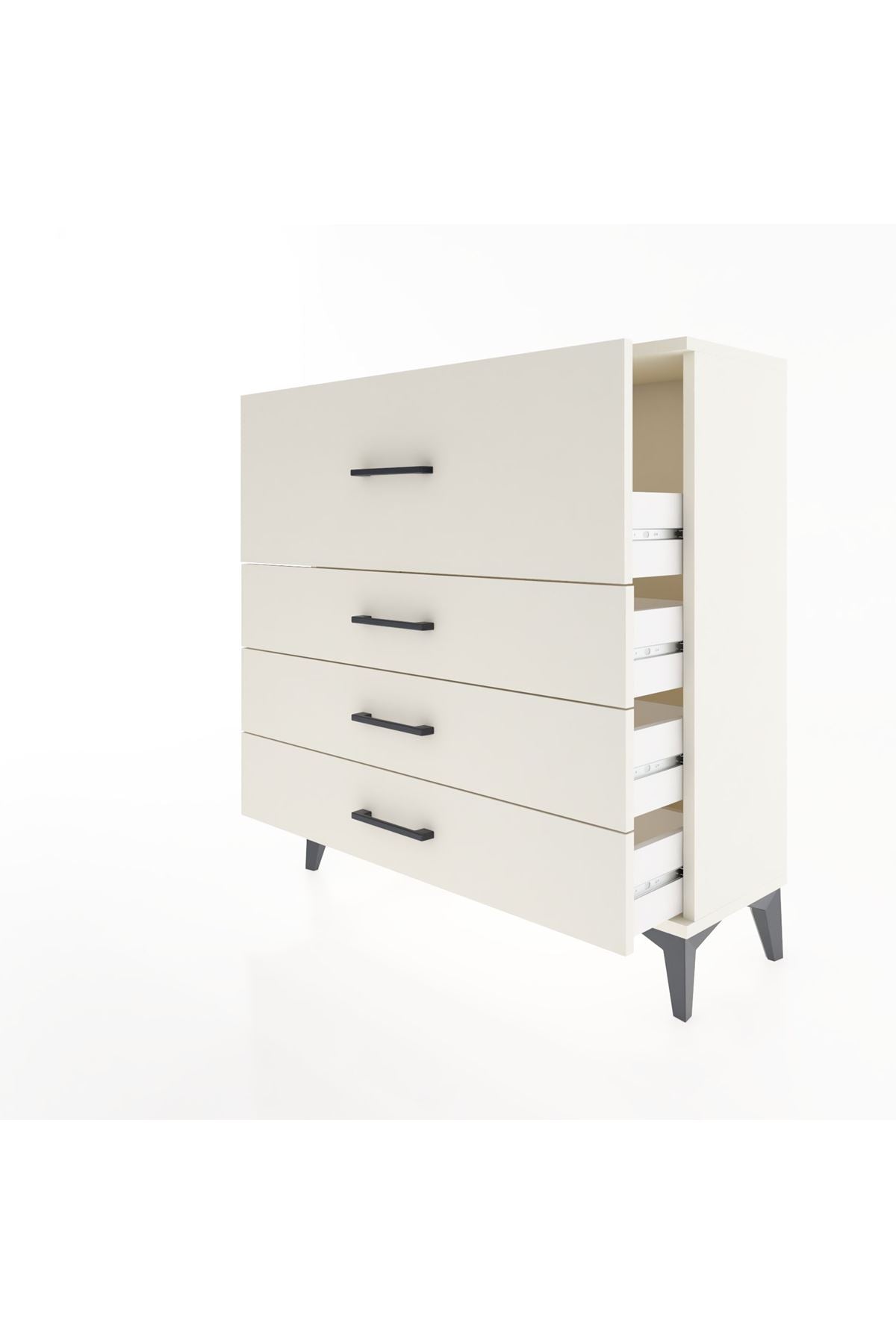 Arges Şifonyer 4 Çekmeceli 88x30x96 - S04M014V1A