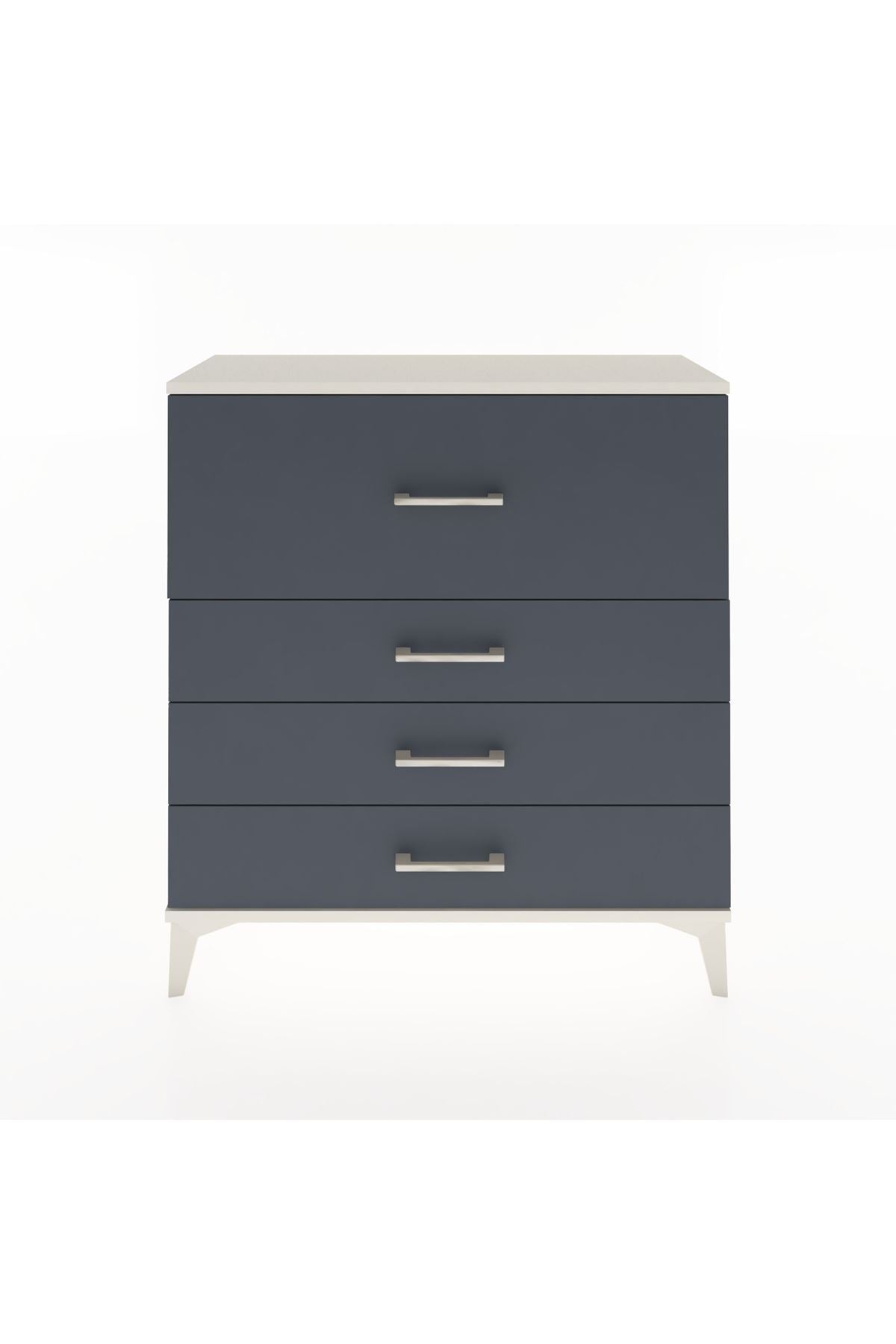 Arges Şifonyer 4 Çekmeceli 88x30x96 Aytaşı-Antrasit