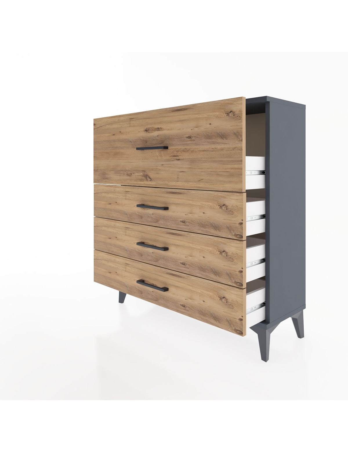 Arges Şifonyer 4 Çekmeceli 88x30x96 - S04M014V6A