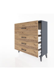 Arges Şifonyer 4 Çekmeceli 88x30x96 - S04M014V6A