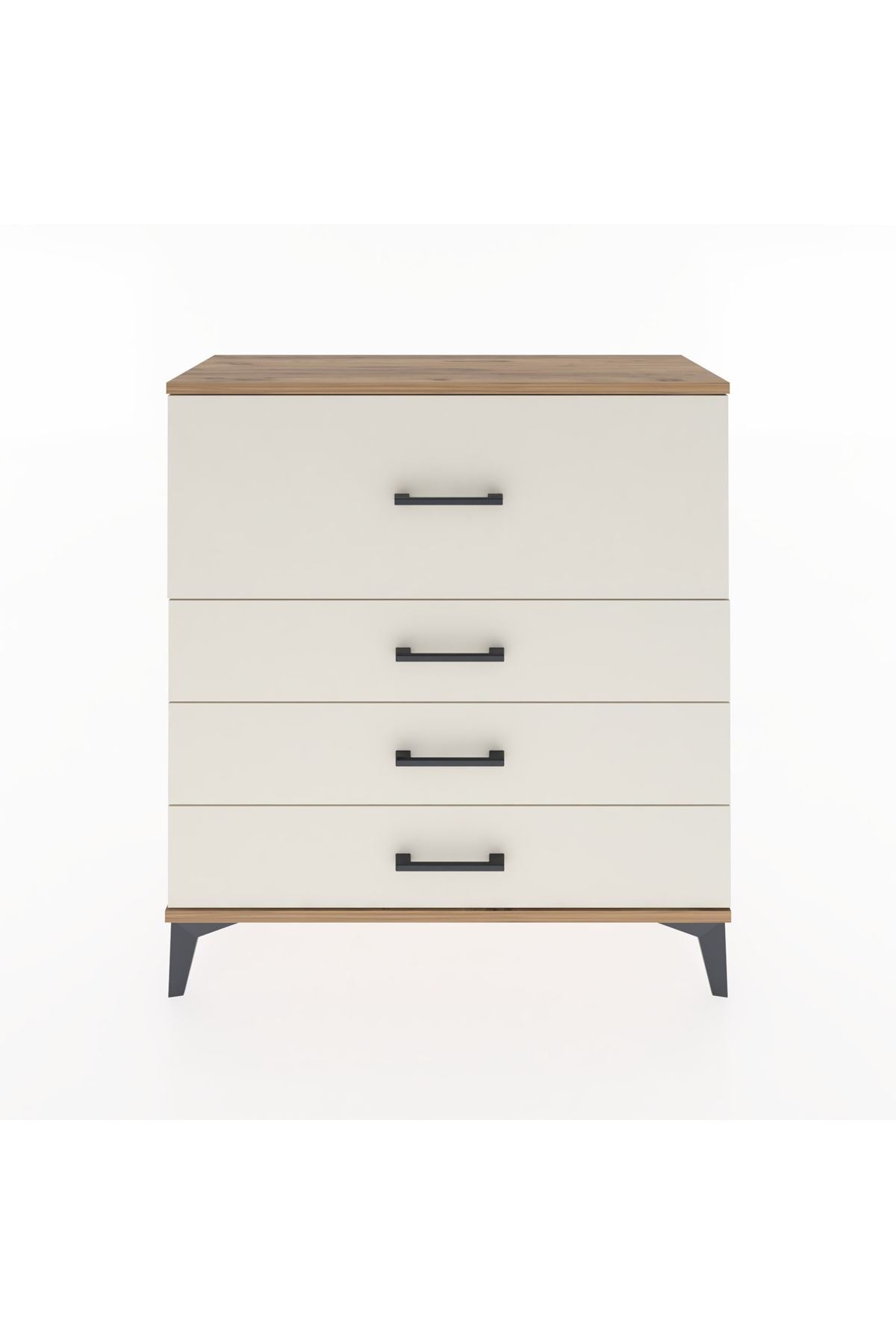 Arges Şifonyer 4 Çekmeceli 88x30x96 Çam-Aytaşı