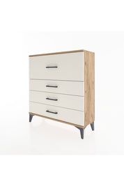 Arges Şifonyer 4 Çekmeceli 88x30x96 Çam-Aytaşı