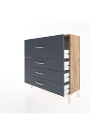 Arges Şifonyer 4 Çekmeceli 88x30x96 - S04M014V8A