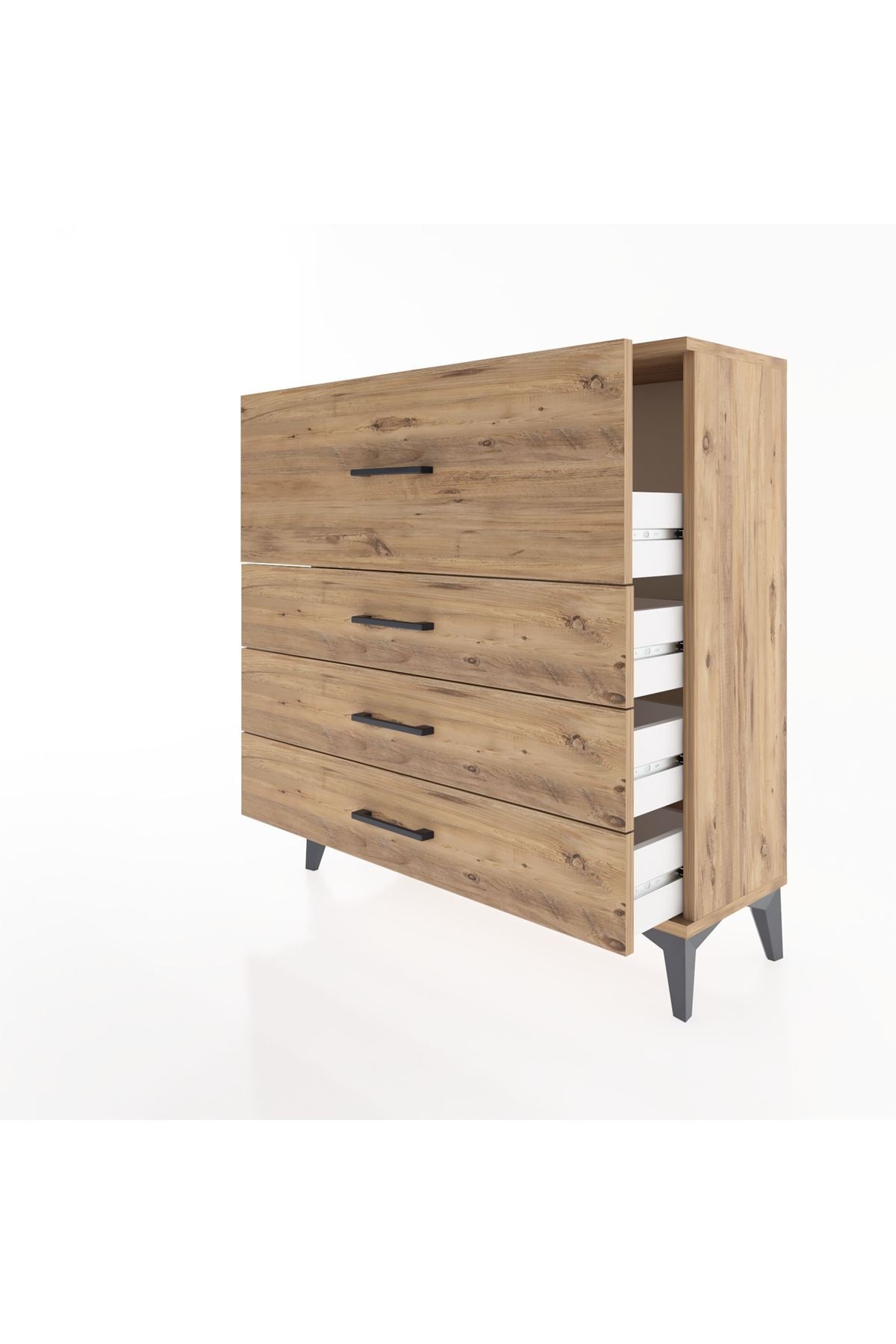 Arges Şifonyer 4 Çekmeceli 88x30x96 - S04M014V9A