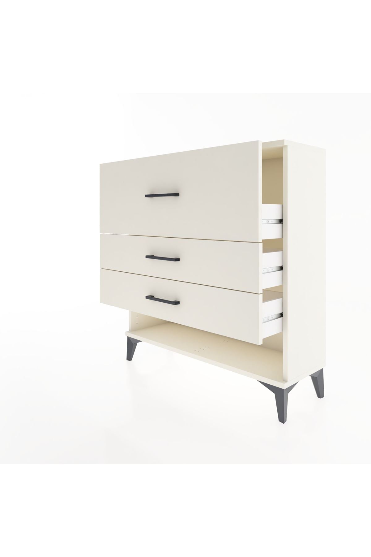 Arges Şifonyer 3 Çekmeceli 88x30x96 Aytaşı-Aytaşı