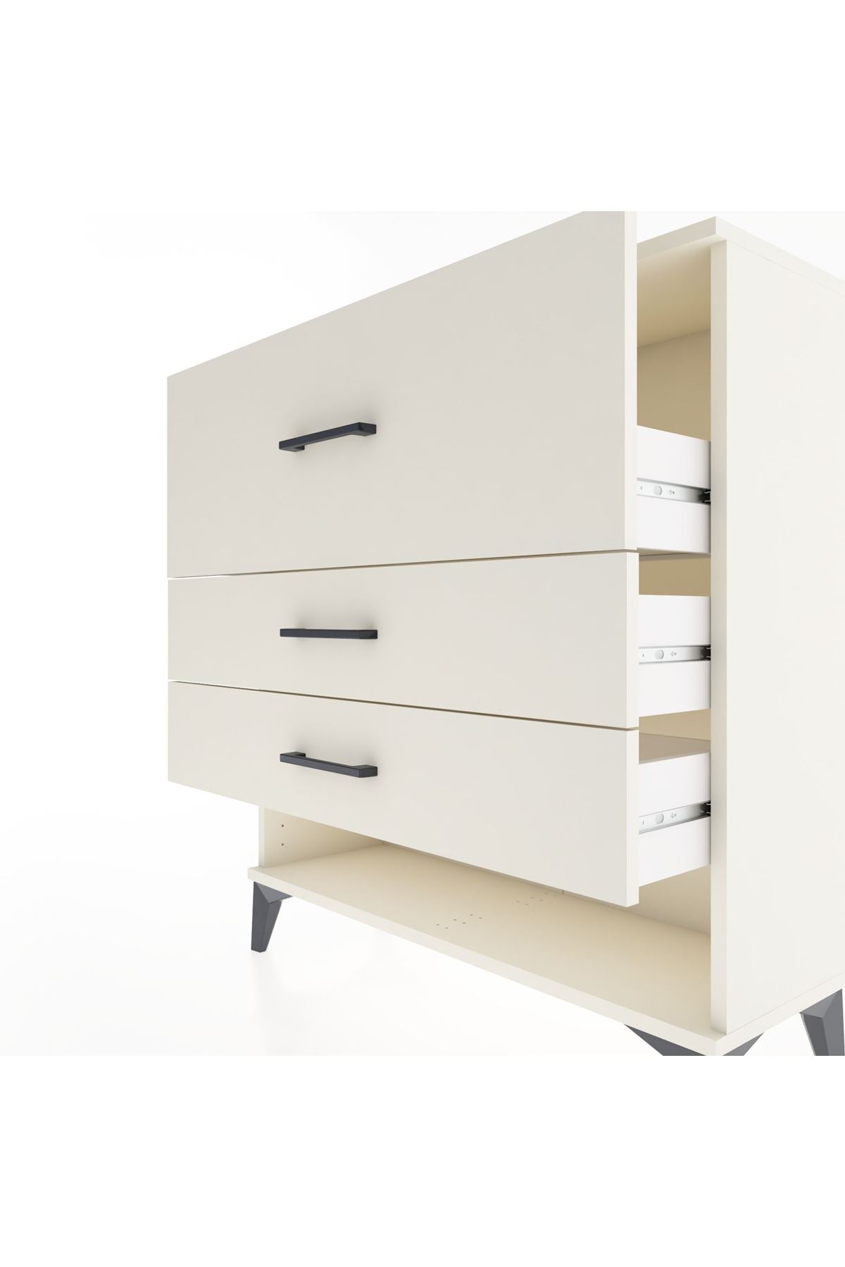 Arges Şifonyer 3 Çekmeceli 88x30x96 Aytaşı-Aytaşı