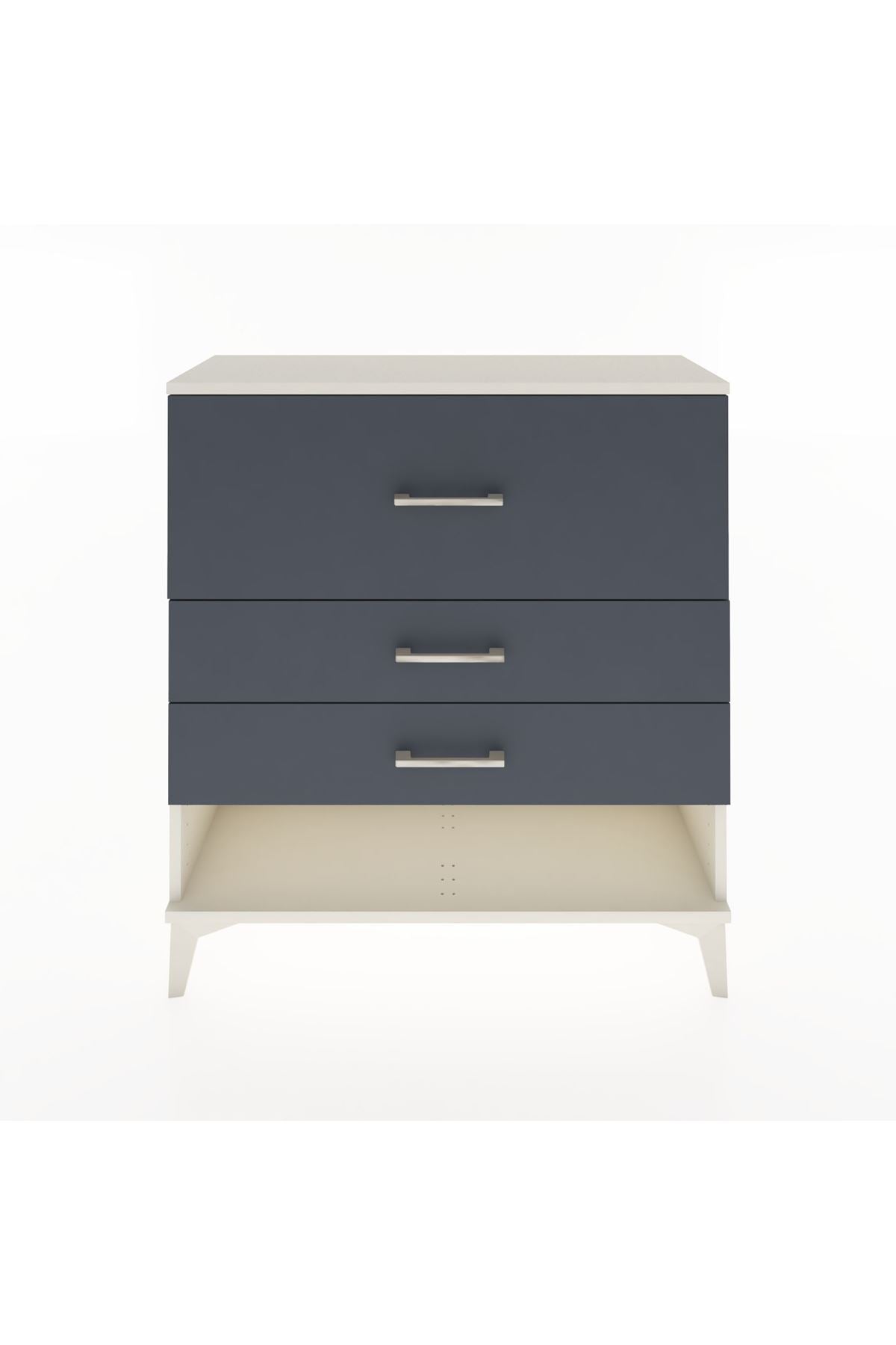 Arges Şifonyer 3 Çekmeceli 88x30x96 Aytaşı-Antrasit