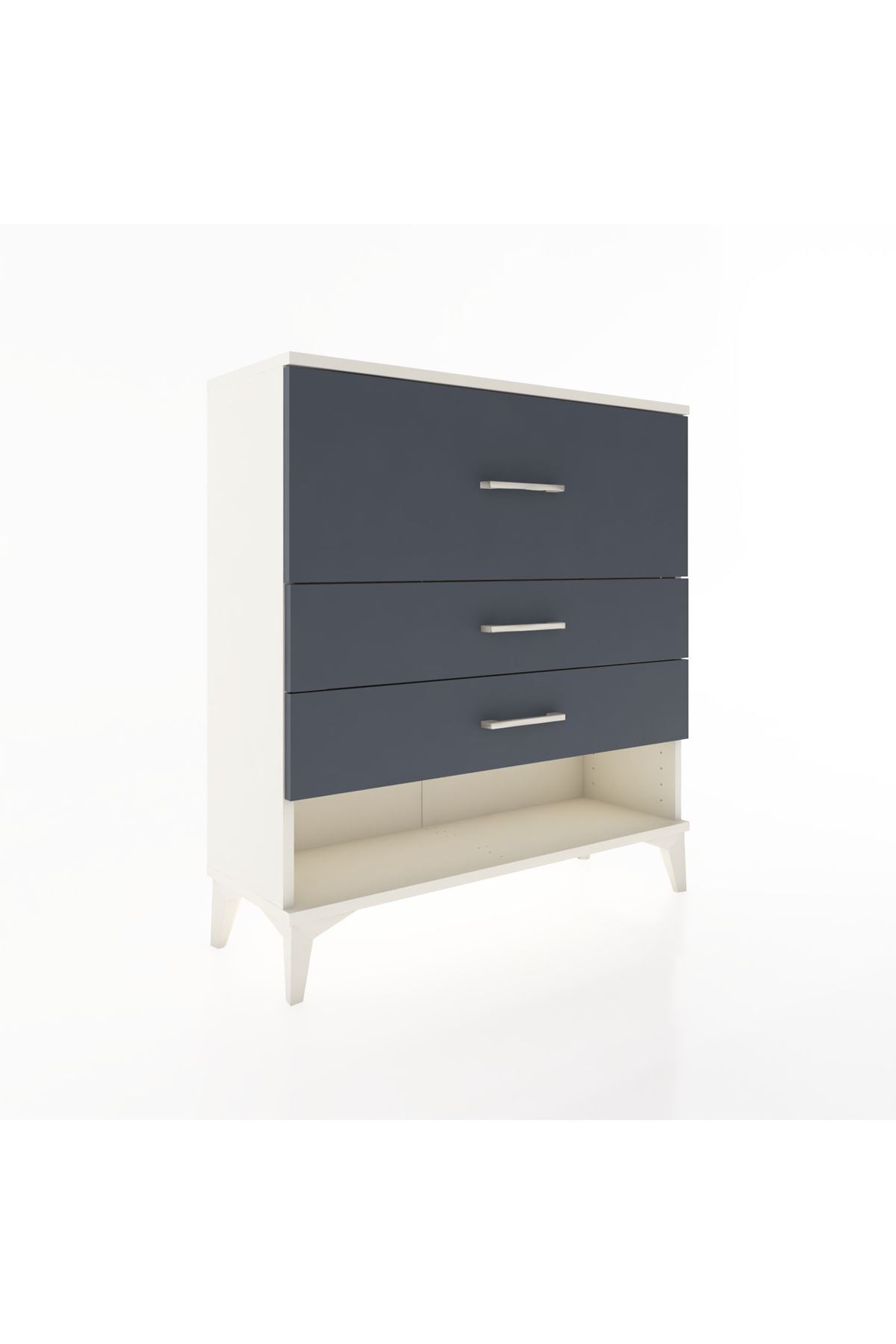 Arges Şifonyer 3 Çekmeceli 88x30x96 Aytaşı-Antrasit