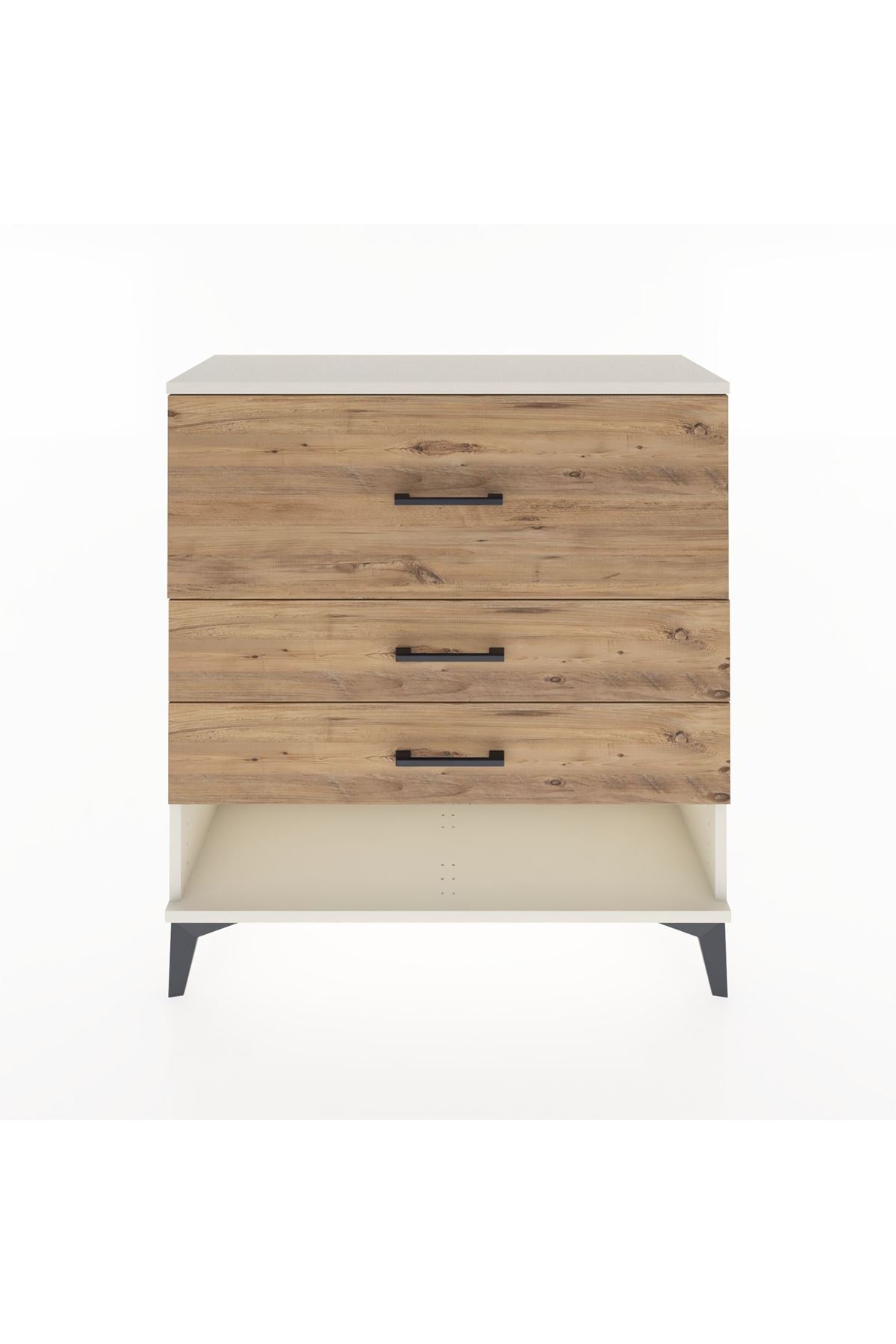 Arges Şifonyer 3 Çekmeceli 88x30x96 Aytaşı-Çam