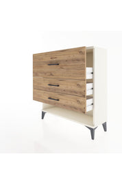 Arges Şifonyer 3 Çekmeceli 88x30x96 Aytaşı-Çam