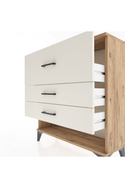 Arges Şifonyer 3 Çekmeceli 88x30x96 Çam-Aytaşı