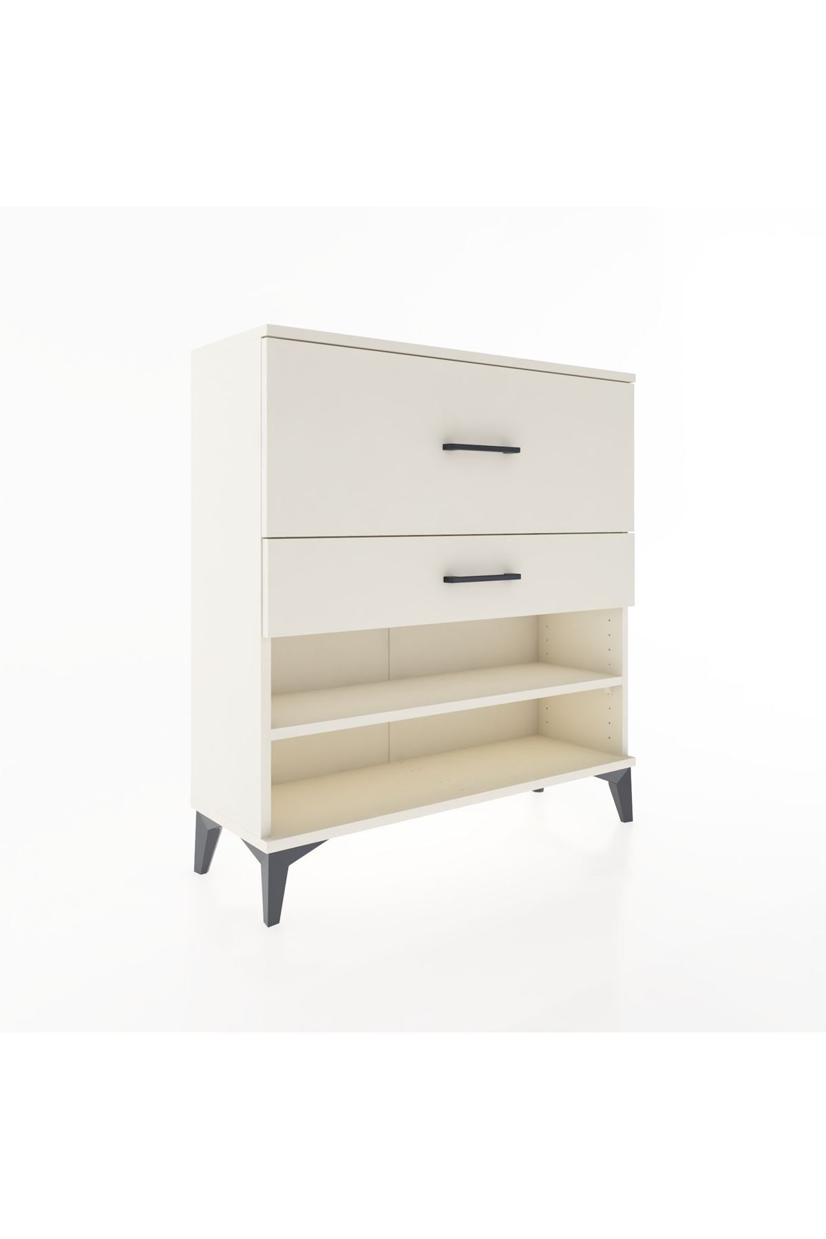 Arges Şifonyer Tek Raflı 2 Çekmeceli 88x30x96 Aytaşı-Aytaşı