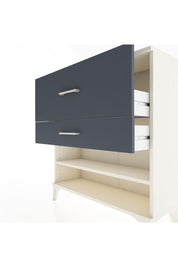 Arges Şifonyer Tek Raflı 2 Çekmeceli 88x30x96 Aytaşı-Antrasit