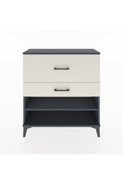 Arges Şifonyer Tek Raflı 2 Çekmeceli 88x30x96 Antrasit-Aytaşı