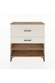 Arges Şifonyer Tek Raflı 2 Çekmeceli 88x30x96 Çam-Aytaşı