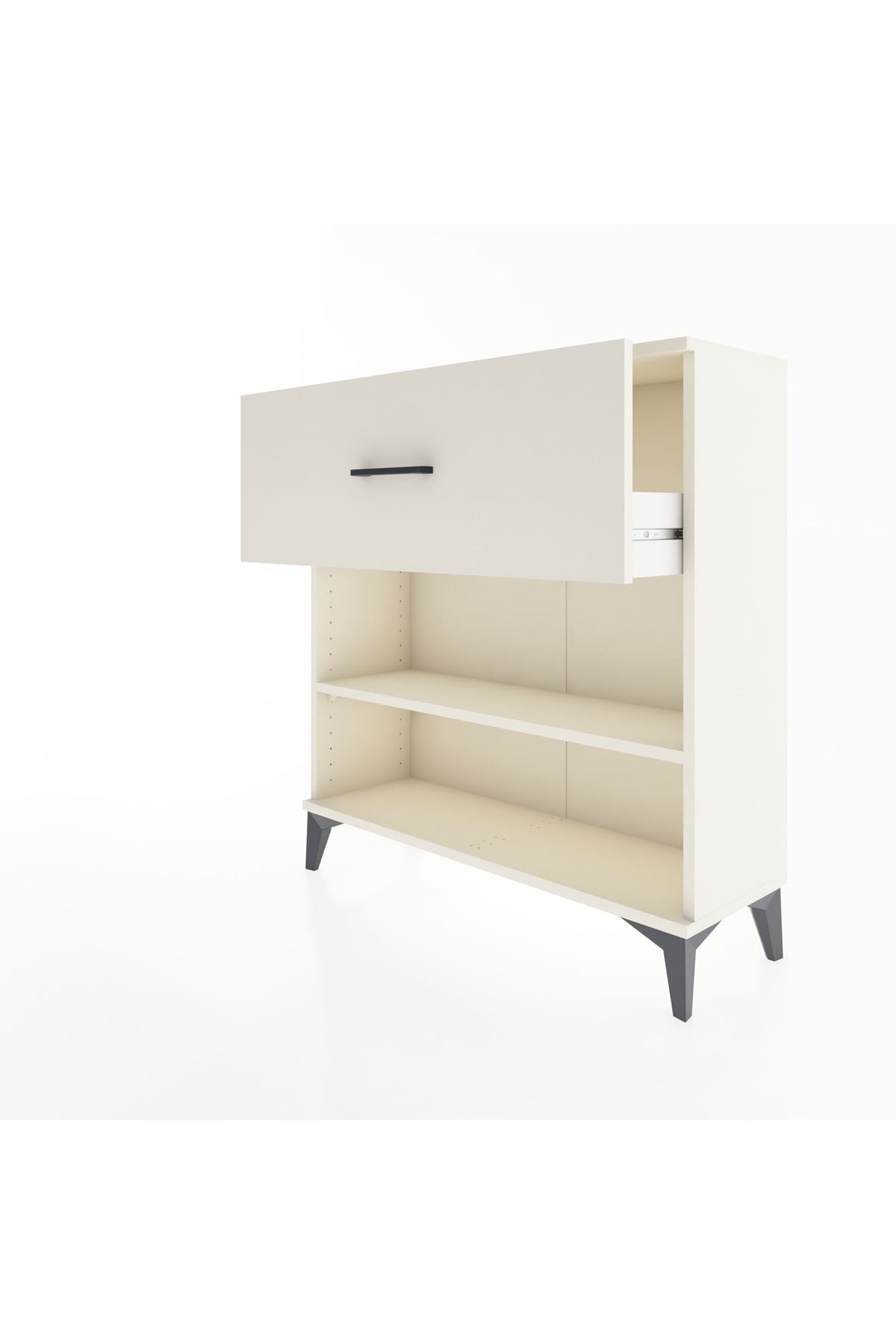 Arges Şifonyer Tek Raflı Tek Çekmeceli 88x30x96 Aytaşı-Aytaşı