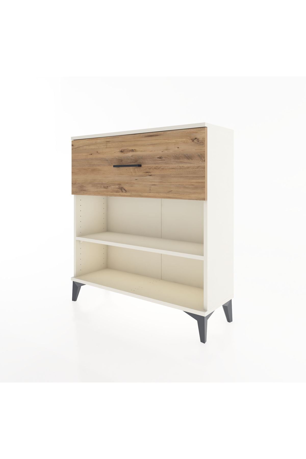 Arges Şifonyer Tek Raflı Tek Çekmeceli 88x30x96 Aytaşı-Çam