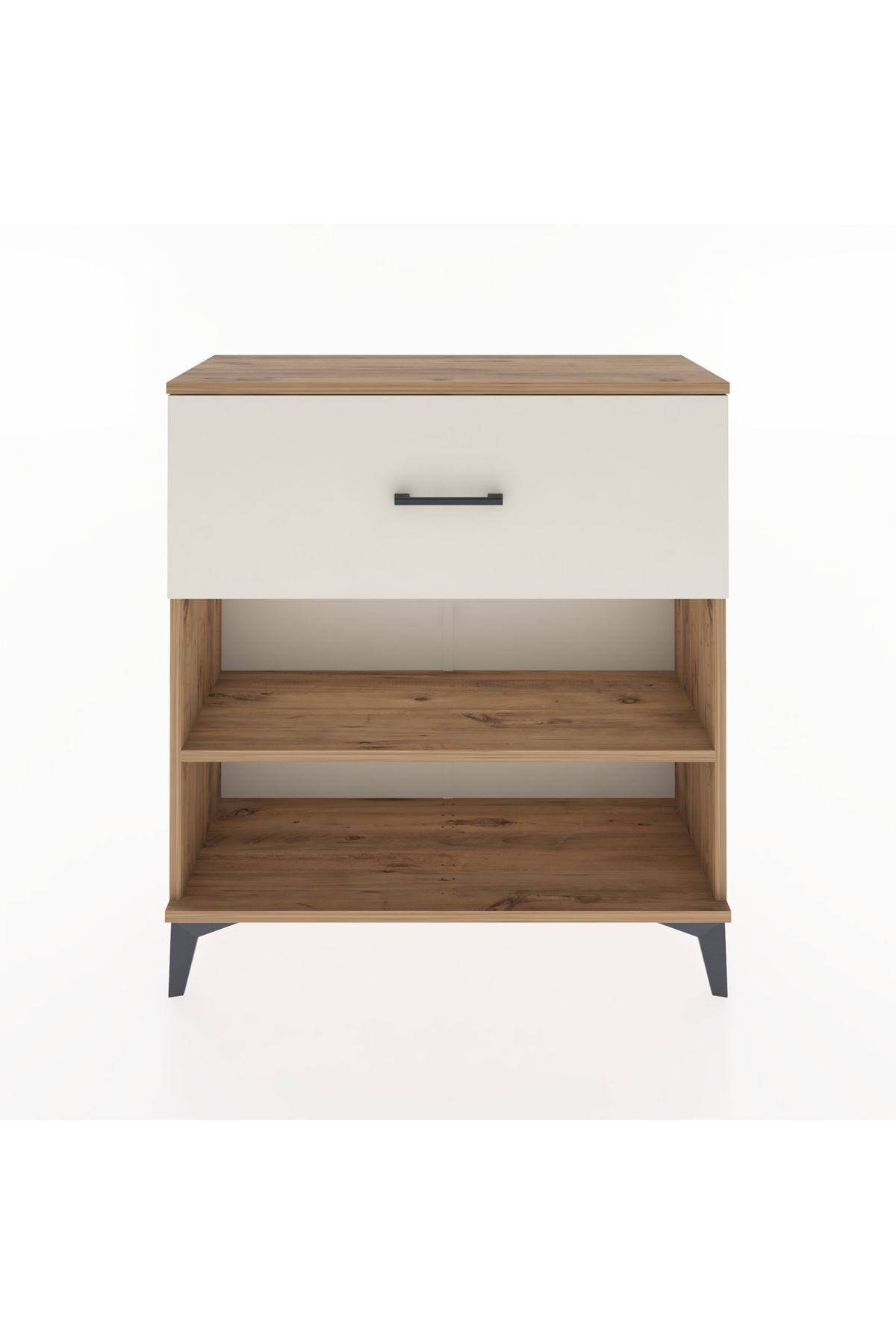 Arges Şifonyer Tek Raflı Tek Çekmeceli 88x30x96 Çam-Aytaşı