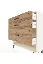 Arges Şifonyer 3 Çekmeceli 88x30x96 Aytaşı-Çam