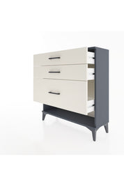 Arges Şifonyer 3 Çekmeceli 88x30x96 Antrasit-Aytaşı