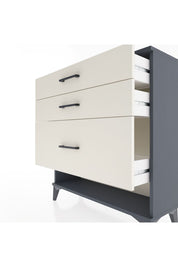 Arges Şifonyer 3 Çekmeceli 88x30x96 Antrasit-Aytaşı