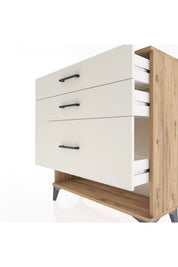 Arges Şifonyer 3 Çekmeceli 88x30x96 Çam-Aytaşı