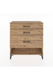 Arges Şifonyer 3 Çekmeceli 88x30x96 Çam-Çam
