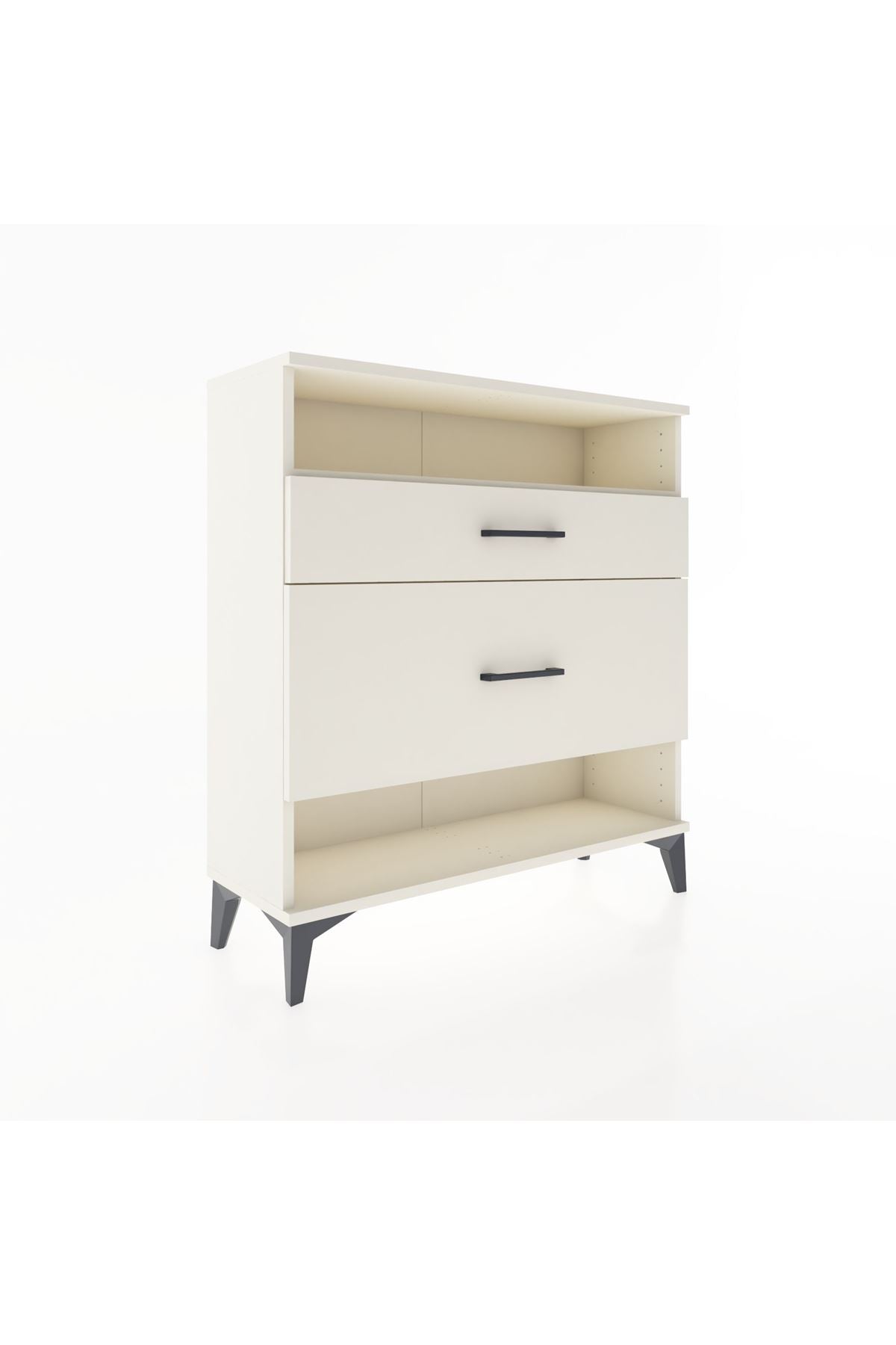 Arges Şifonyer Tek Raflı 2 Çekmeceli 88x30x96 Aytaşı-Aytaşı