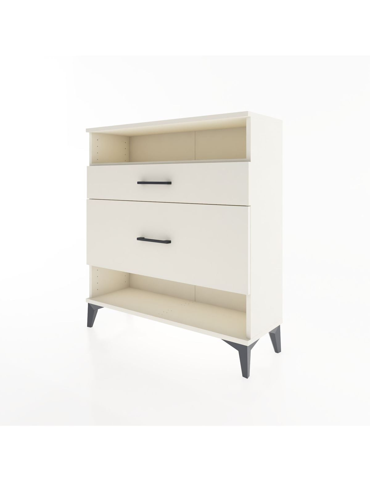 Arges Şifonyer Tek Raflı 2 Çekmeceli 88x30x96 - S04M019V1A