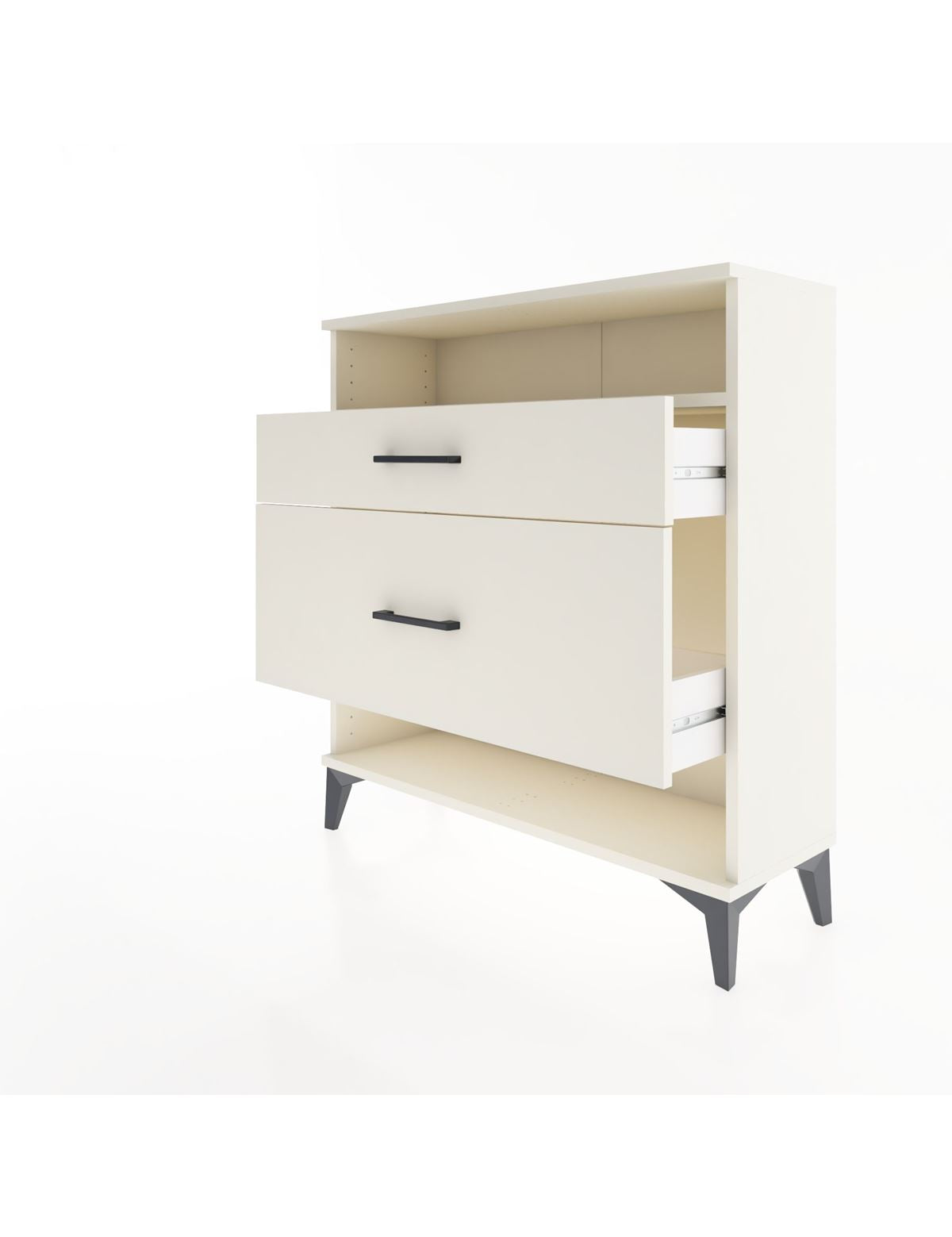 Arges Şifonyer Tek Raflı 2 Çekmeceli 88x30x96 - S04M019V1A