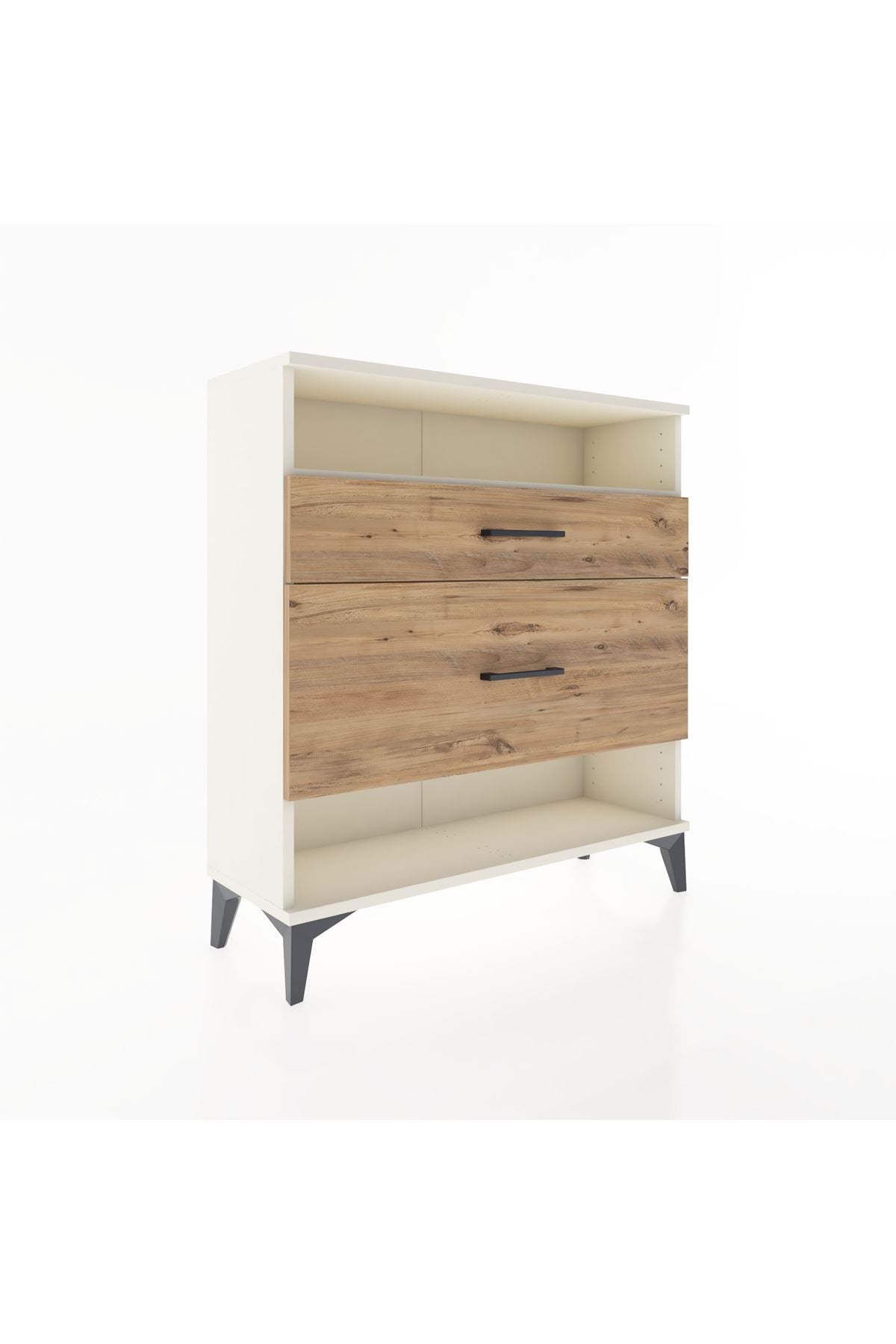 Arges Şifonyer Tek Raflı 2 Çekmeceli 88x30x96 Aytaşı-Çam