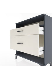 Arges Şifonyer Tek Raflı 2 Çekmeceli 88x30x96 Antrasit-Aytaşı