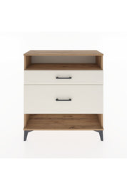 Arges Şifonyer Tek Raflı 2 Çekmeceli 88x30x96 Çam-Aytaşı