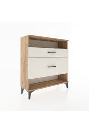 Arges Şifonyer Tek Raflı 2 Çekmeceli 88x30x96 Çam-Aytaşı