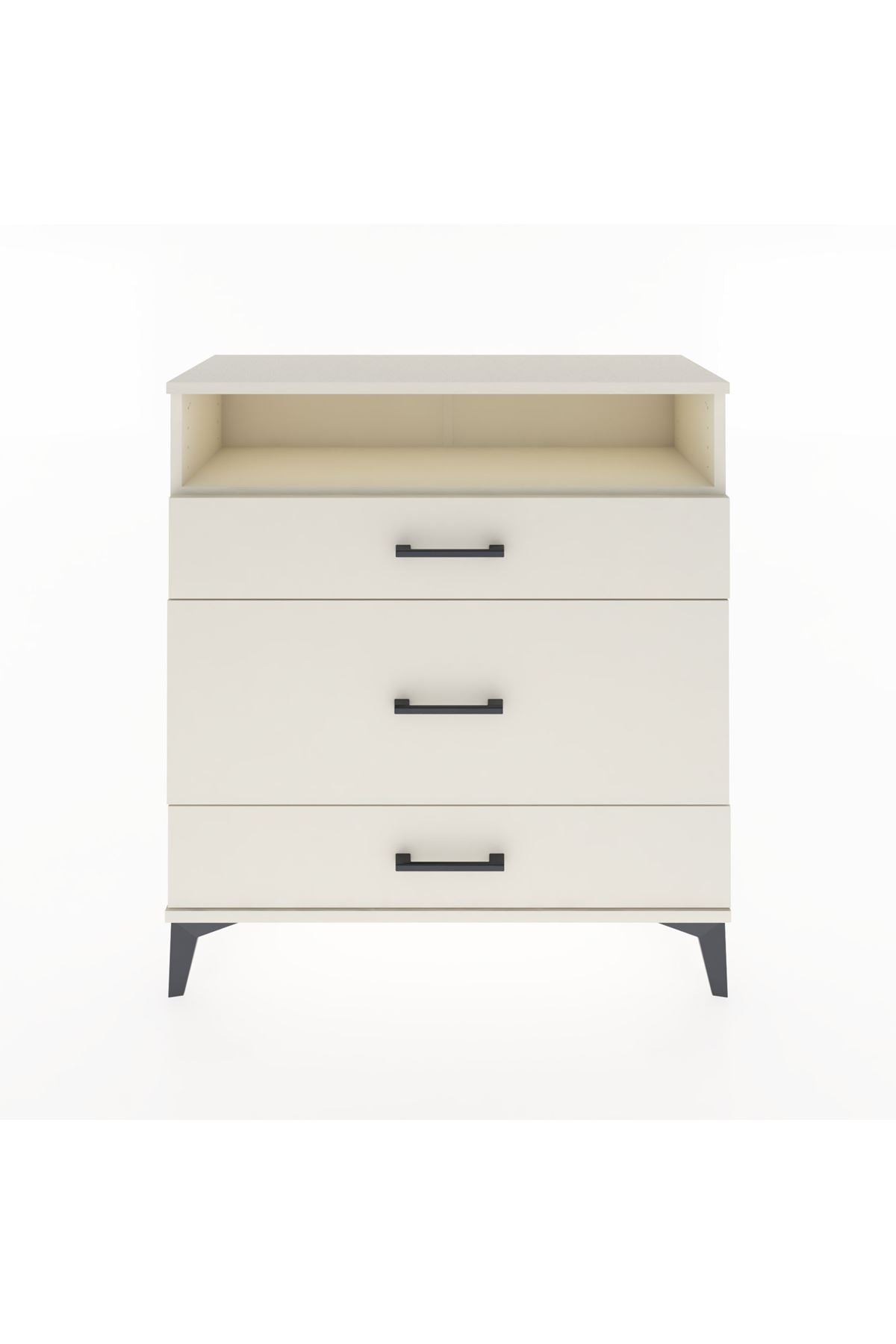 Arges Şifonyer Tek Raflı 3 Çekmeceli 88x30x96 Aytaşı-Aytaşı