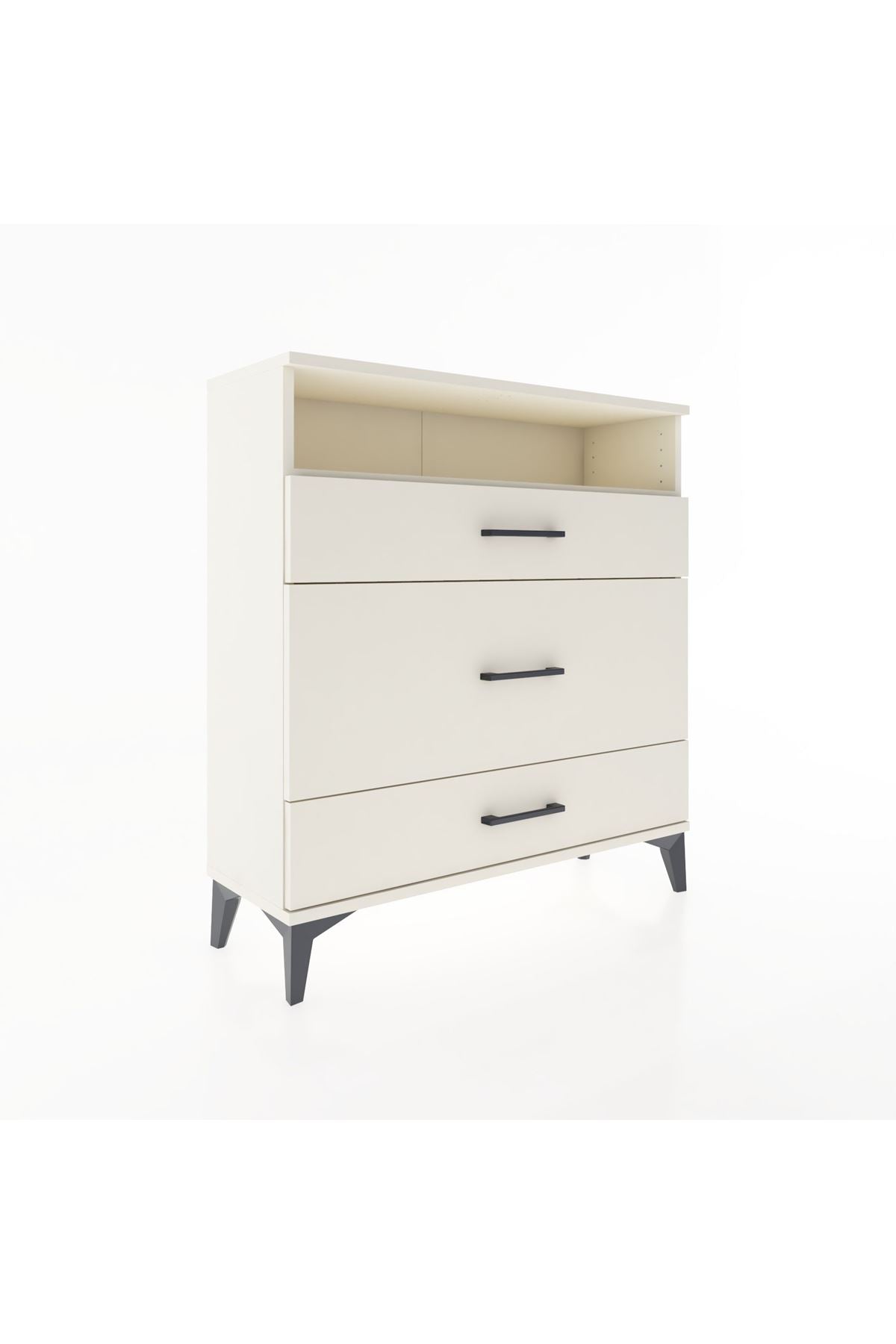 Arges Şifonyer Tek Raflı 3 Çekmeceli 88x30x96 Aytaşı-Aytaşı