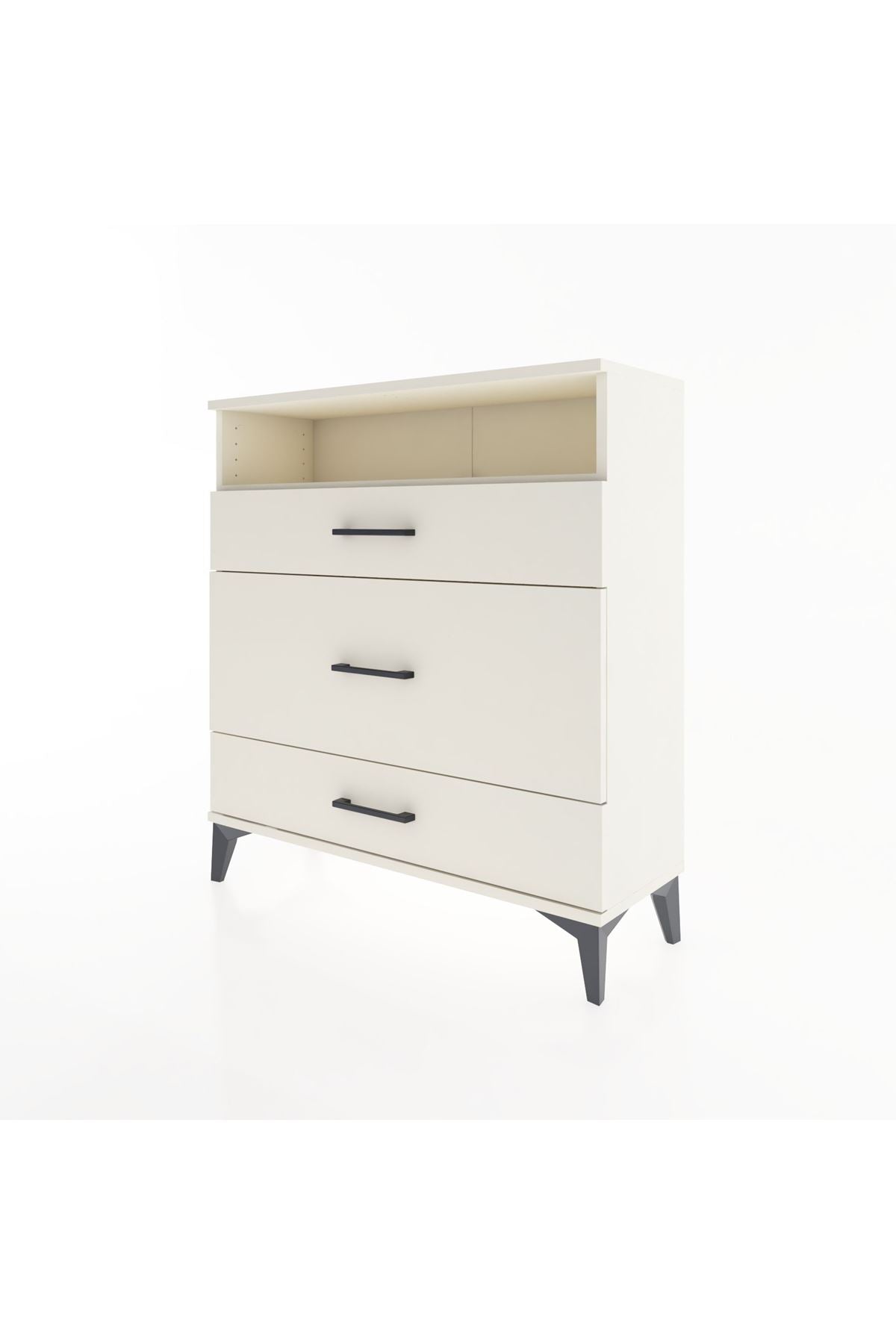 Arges Şifonyer Tek Raflı 3 Çekmeceli 88x30x96 Aytaşı-Aytaşı