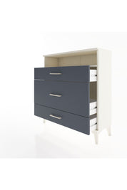 Arges Şifonyer Tek Raflı 3 Çekmeceli 88x30x96 Aytaşı-Antrasit