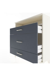 Arges Şifonyer Tek Raflı 3 Çekmeceli 88x30x96 Aytaşı-Antrasit
