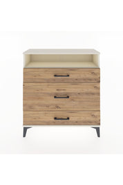 Arges Şifonyer Tek Raflı 3 Çekmeceli 88x30x96 Aytaşı-Çam