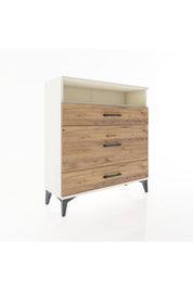 Arges Şifonyer Tek Raflı 3 Çekmeceli 88x30x96 Aytaşı-Çam