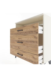 Arges Şifonyer Tek Raflı 3 Çekmeceli 88x30x96 Aytaşı-Çam