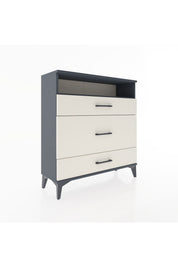 Arges Şifonyer Tek Raflı 3 Çekmeceli 88x30x96 Antrasit-Aytaşı