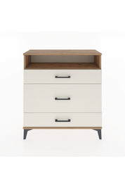 Arges Şifonyer Tek Raflı 3 Çekmeceli 88x30x96 Çam-Aytaşı