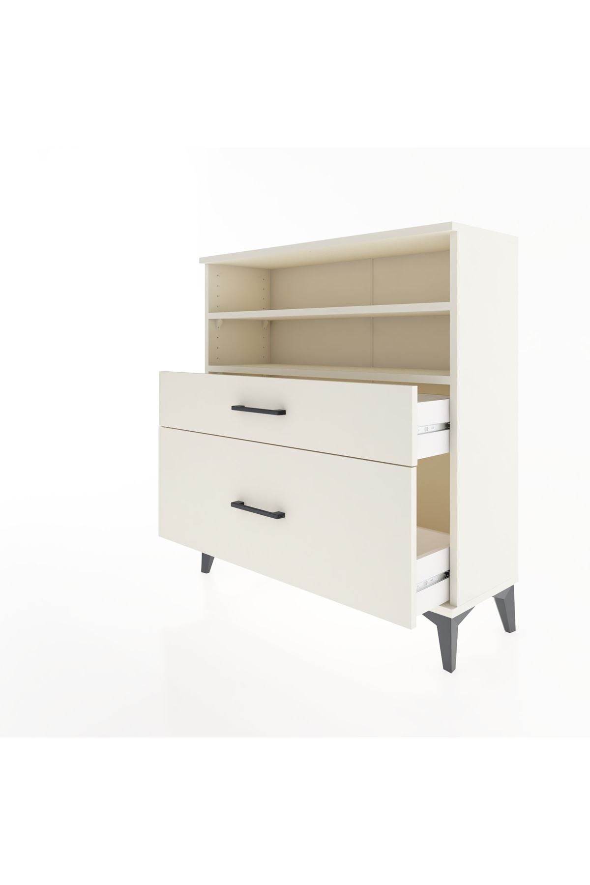 Arges Şifonyer 2 Raflı 2 Çekmeceli 88x30x96 Aytaşı-Aytaşı